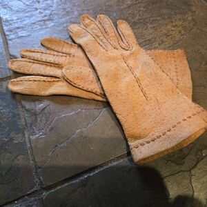 Tan Leather Gloves